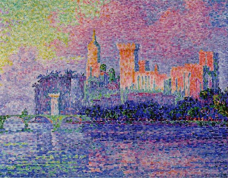 Paul Signac The Papal Palace, oil painting picture